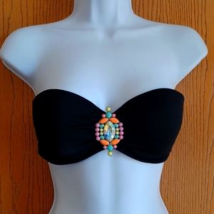 Victoria's Secret Strapless Jewel Push up Bikini Top